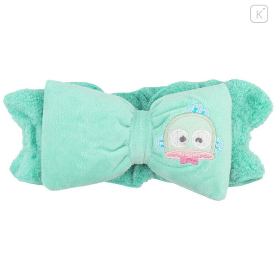 Japan Sanrio Hair Band with Ribbon - Hangyodon : Turquoise - 1