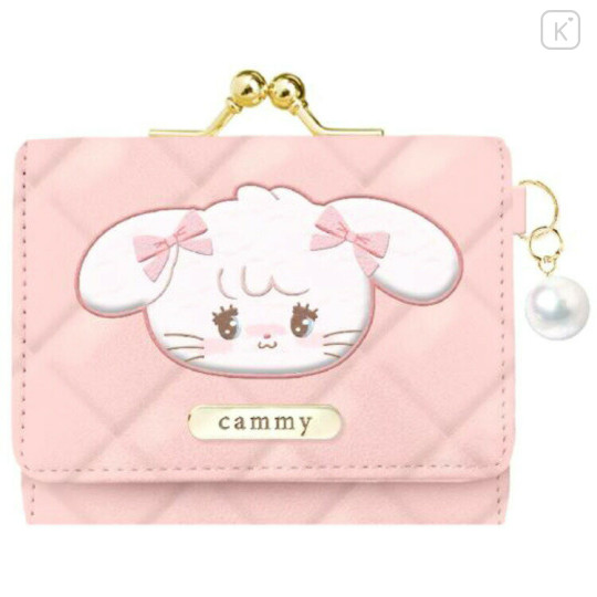Japan Mikko Illustrations Gamaguchi Compact Wallet - Cammy Light Pink - 1