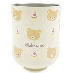 Japan San-X Insulated Stainless Steel Tumbler Cup - Rilakkuma : Food Pudding