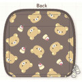 Japan San-X Vertical Cosmetic Pouch - Rilakkuma : Food Pudding - 2