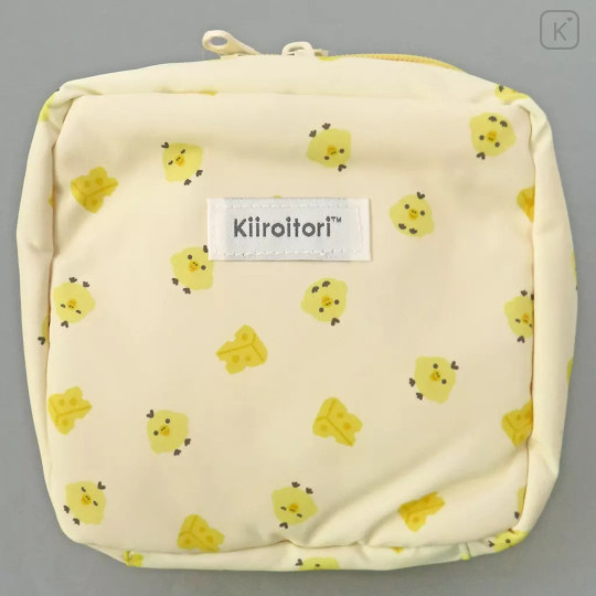Japan San-X Vertical Cosmetic Pouch - Kiiroitori : Food Cheese - 1