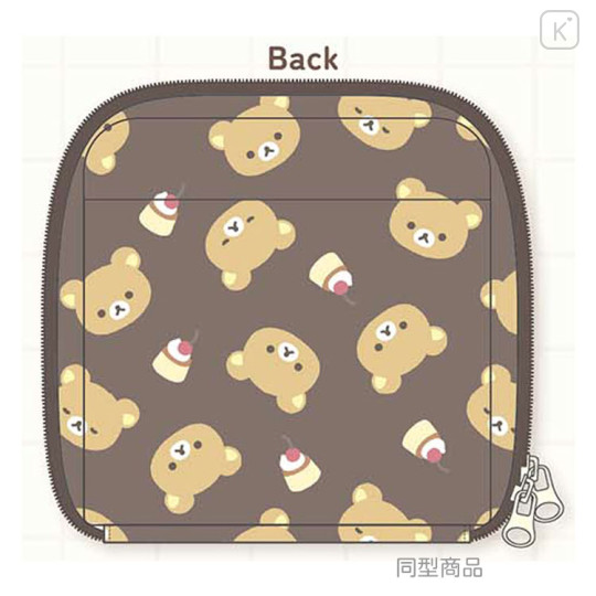 Japan San-X Vertical Cosmetic Pouch - Kiiroitori : Food Cheese - 2