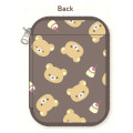 Japan San-X Passport Holder Multi Accessory Case - Rilakkuma : Food Pudding - 2