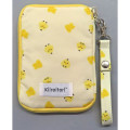 Japan San-X Passport Holder Multi Accessory Case - Kiiroitori : Food Cheese - 1