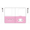 Japan Sanrio Passport Case B7 Book Cover - My Melody : Happy Face - 2