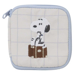 Japan Peanuts Accessory Case - Snoopy : Have A Good Journey