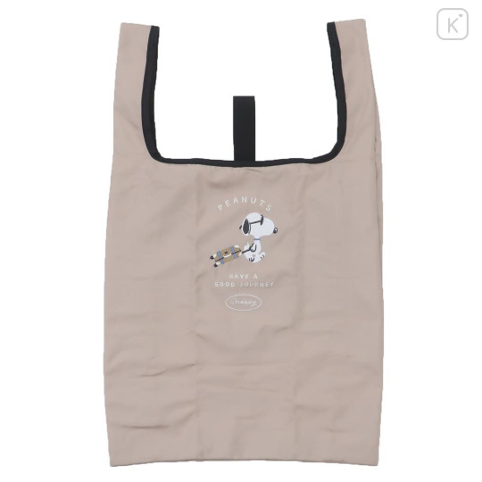 Japan Peanuts Eco Shopping Bag (M) - Snoopy : Have A Good Journey Joe Cool - 1