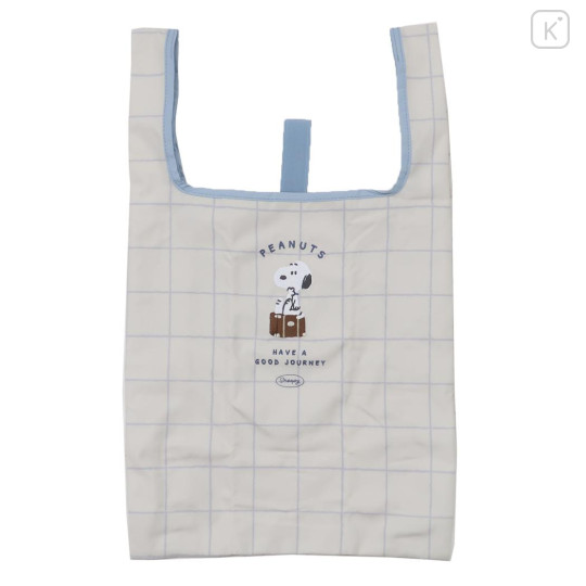 Japan Peanuts Eco Shopping Bag (M) - Snoopy : Have A Good Journey - 1