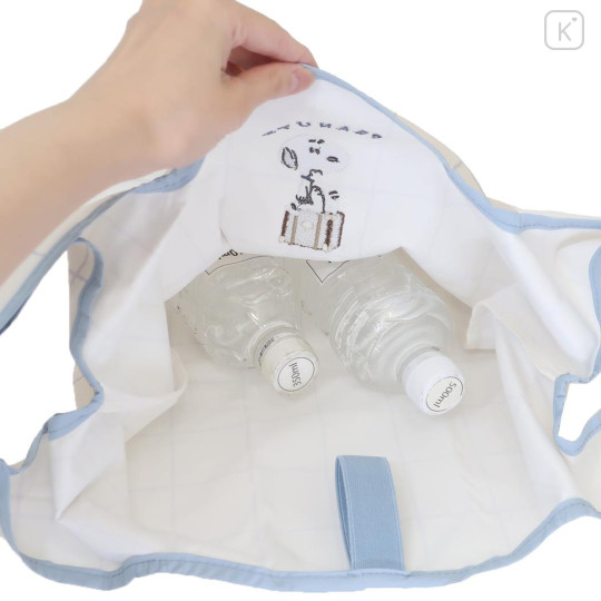 Japan Peanuts Eco Shopping Bag (M) - Snoopy : Have A Good Journey - 3