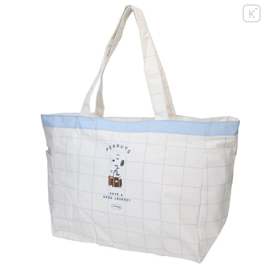 Japan Peanuts Travel Carry-on Eco Shopping Bag - Snoopy : Have A Good Journey - 1