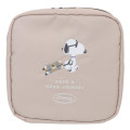 Japan Peanuts Vertical Cosmetic Pouch - Snoopy : Have A Good Journey Joe Cool - 1