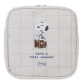 Japan Peanuts Vertical Cosmetic Pouch - Snoopy : Have A Good Journey - 1