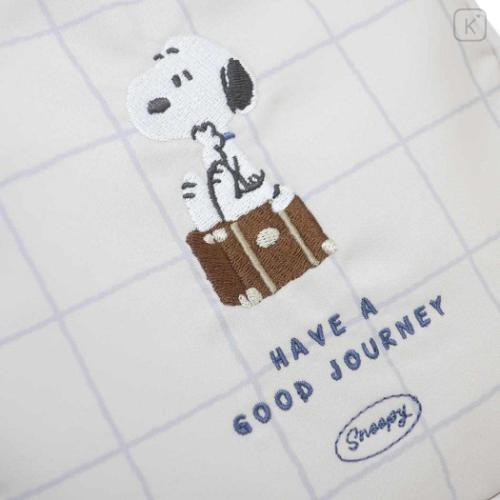 Japan Peanuts Vertical Cosmetic Pouch - Snoopy : Have A Good Journey - 4
