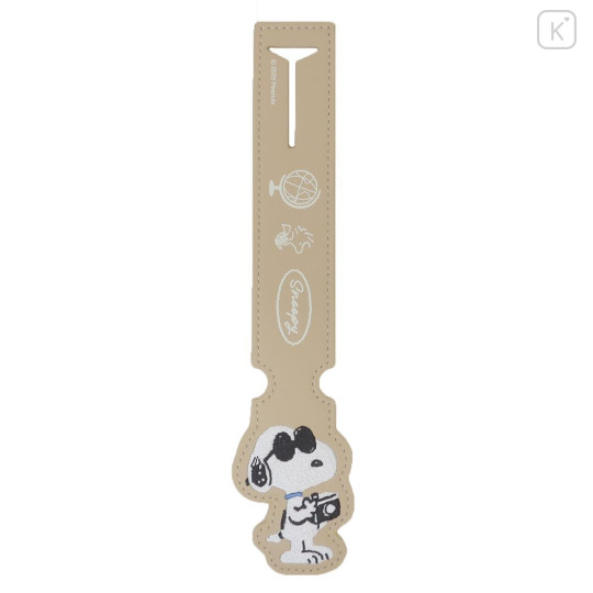 Japan Peanuts Luggage Tag - Snoopy : Have A Good Journey Joe Cool - 1