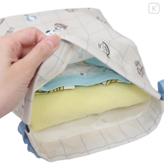 Japan Peanuts Drawstring Bag (L) - Snoopy : Have A Good Journey - 3