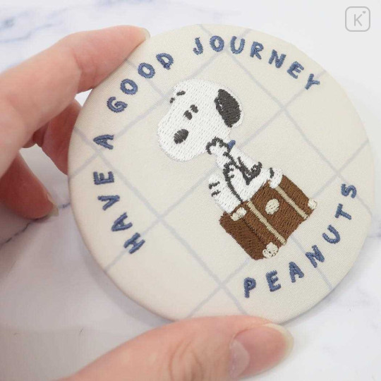 Japan Peanuts Can Mirror - Snoopy : Have A Good Journey - 2
