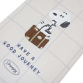 Japan Peanuts Glasses Case with Carabiner - Snoopy : Have A Good Journey - 4