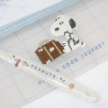 Japan Peanuts Toothbrush & Pouch Set - Snoopy : Have A Good Journey - 3