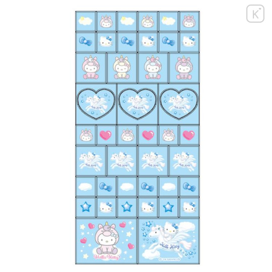 Japan Sanrio Tile Sticker - Hello Kitty : Pegasus & Unicorn - 1