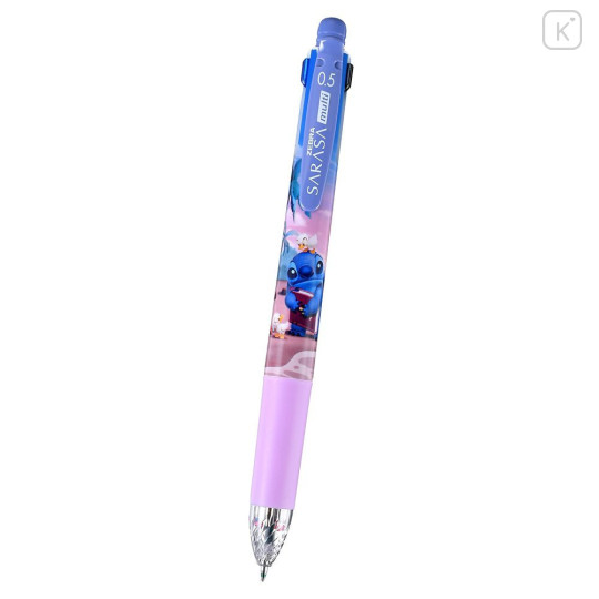 Japan Disney Sarasa Multi 4+1 Gel Pen & Mechanical Pencil - Stitch : Sunset - 2