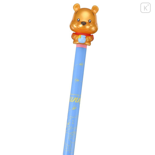 Japan Disney Action Mascot Ballpoint Pen - Pooh : Watery Eyes Metallic - 3
