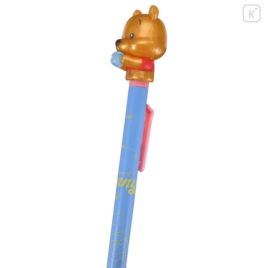 Japan Disney Store Action Mascot Ballpoint Pen - Pooh : Watery Eyes Metallic - 5