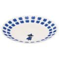 Japan Moomin Ceramic Plate - Snufkin : Flower Blue White - 2
