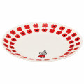 Japan Moomin Ceramic Plate - Little My : Flower Red White - 2