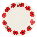 Japan Moomin Curry & Pasta Plate - Little My : Flower Red White - 2