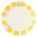 Japan Moomin Curry & Pasta Plate - Moomintroll : Flower Yellow White - 2