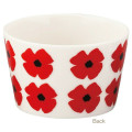 Japan Moomin Small Bowl - Little My : Flower Red White - 2