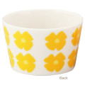 Japan Moomin Small Bowl - Moomintroll : Flower Yellow White - 2