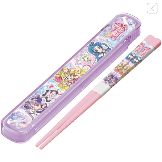 Japan Pretty Cure Chopsticks 16.5cm with Case - Idol PreCure - 1