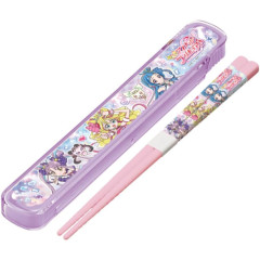 Japan Pretty Cure Chopsticks 16.5cm with Case - Idol PreCure