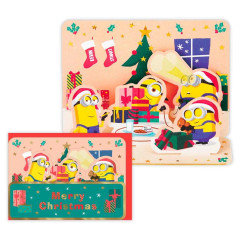 Japan Minions 3D Greeting Card - Minions : Christmas Night