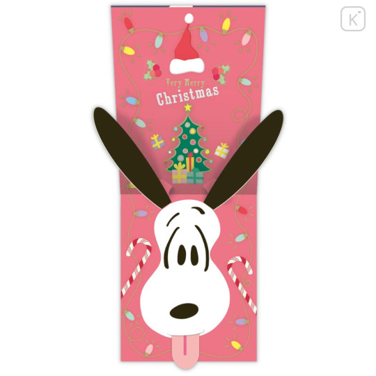 Japan Peanuts 3D Greeting Card - Snoopy : Christmas Surprise - 3