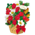 Japan 3D Greeting Card - Christmas Flower Decoration - 3