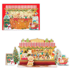 Japan 3D Greeting Card - Christmas Toy Shop