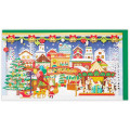 Japan 3D Greeting Card - Christmas Snow Town - 2