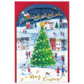 Japan 3D Greeting Card - Christmas Town Tree - 2
