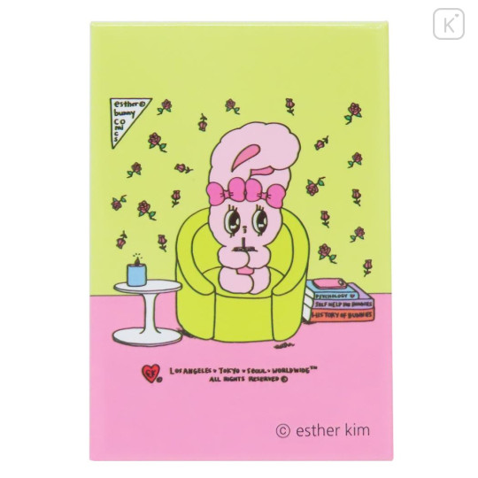 Japan Esther Bunny Square Magnet - Break Time - 1