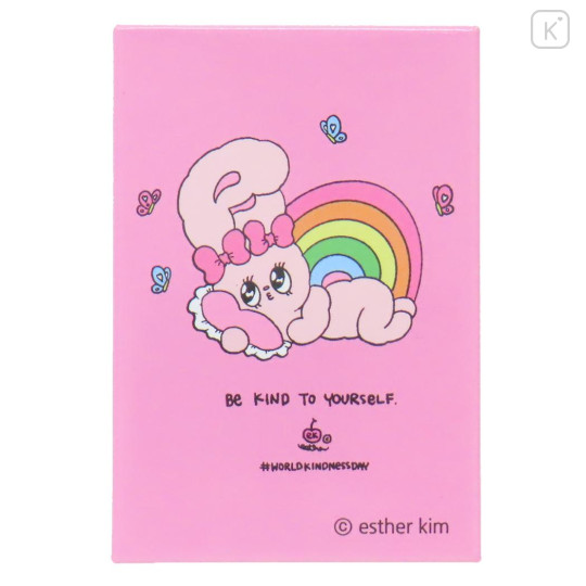 Japan Esther Bunny Square Magnet - Be Kind To Yourself - 1