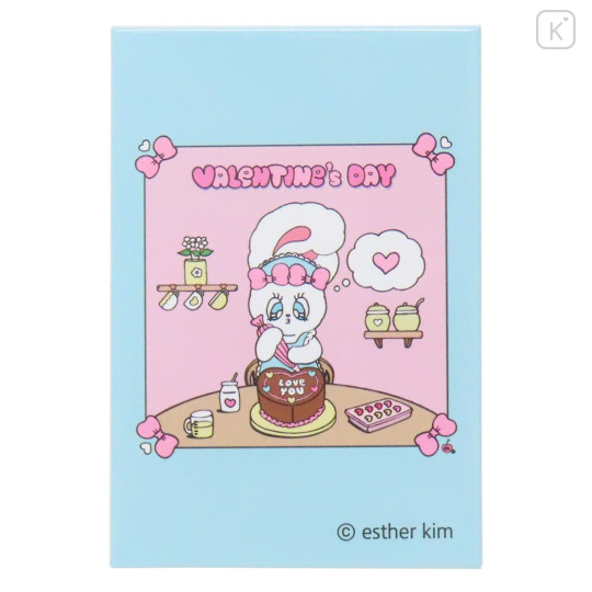 Japan Esther Bunny Square Magnet - Valentine's Day - 1