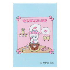 Japan Esther Bunny Square Magnet - Valentine's Day