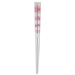 Japan Peanuts Natural Wood Chopsticks 21cm - Snoopy & Woodstock : Pink White