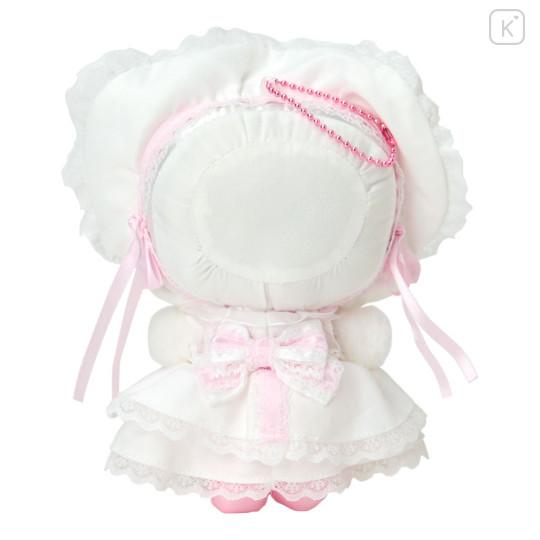 Japan Sanrio Original Mascot Holder - Hello Kitty : White Frill Design - 3