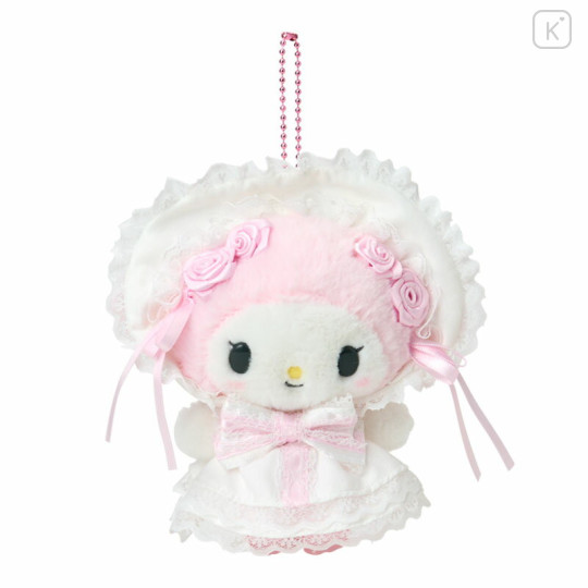 Japan Sanrio Original Mascot Holder - My Melody : White Frill Design - 1