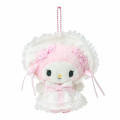 Japan Sanrio Original Mascot Holder - My Melody : White Frill Design - 1