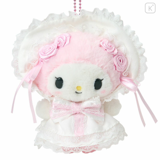 Japan Sanrio Original Mascot Holder - My Melody : White Frill Design - 2