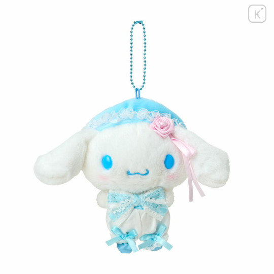 Japan Sanrio Original Mascot Holder - Cinnamoroll : White Frill Design - 1